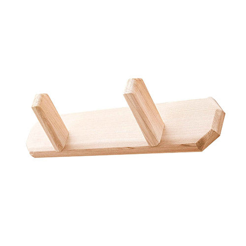 Scandia 2-Peg Cedar Towel Hanger - Stash Shack Haven