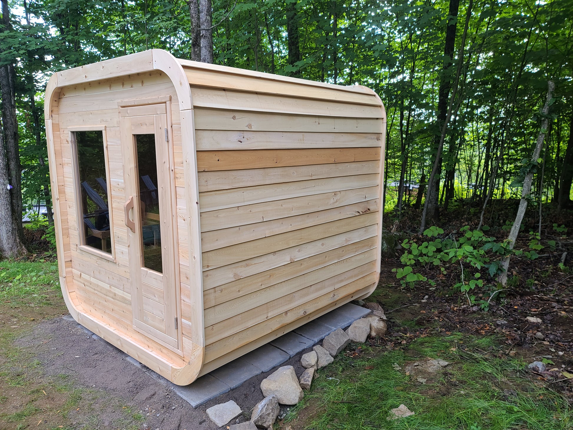 Dundalk LeisureCraft Canadian Timber Luna Sauna | CTC22LU - Stash Shack Haven