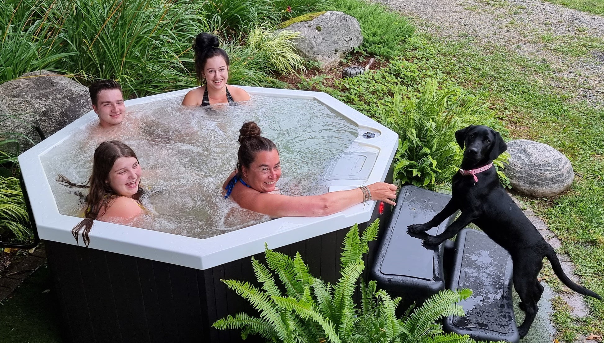 Canadian Spa Company Muskoka 5-Person 14-Jet Portable Hot Tub - Stash Shack Haven