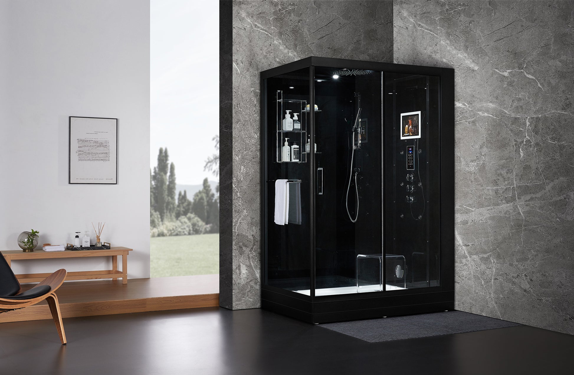 Maya Bath Platinum Anzio Steam Shower - Stash Shack Haven