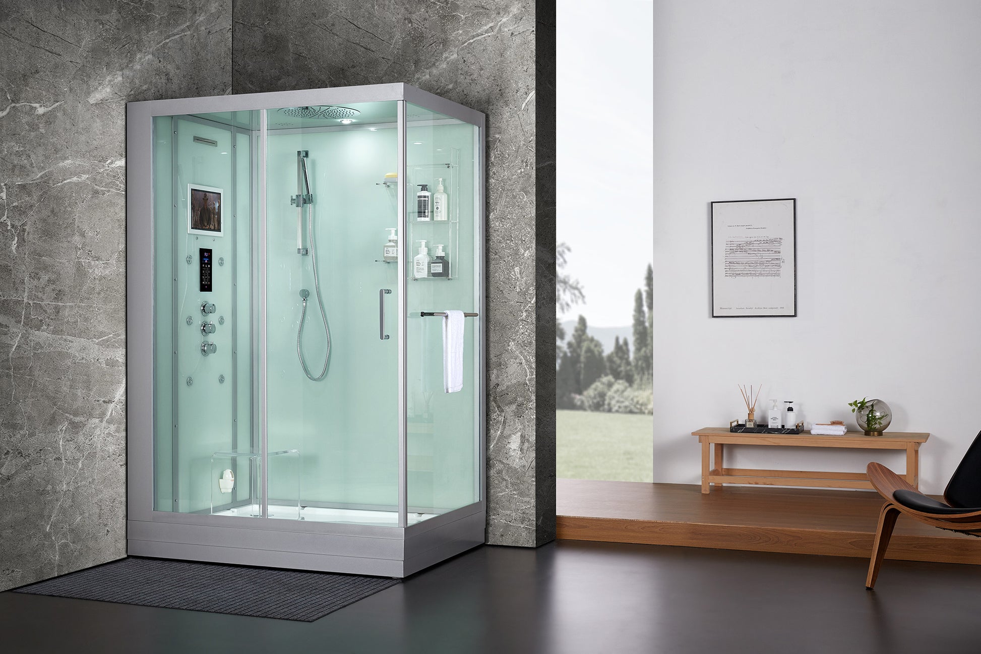 Maya Bath Platinum Anzio Steam Shower - Stash Shack Haven