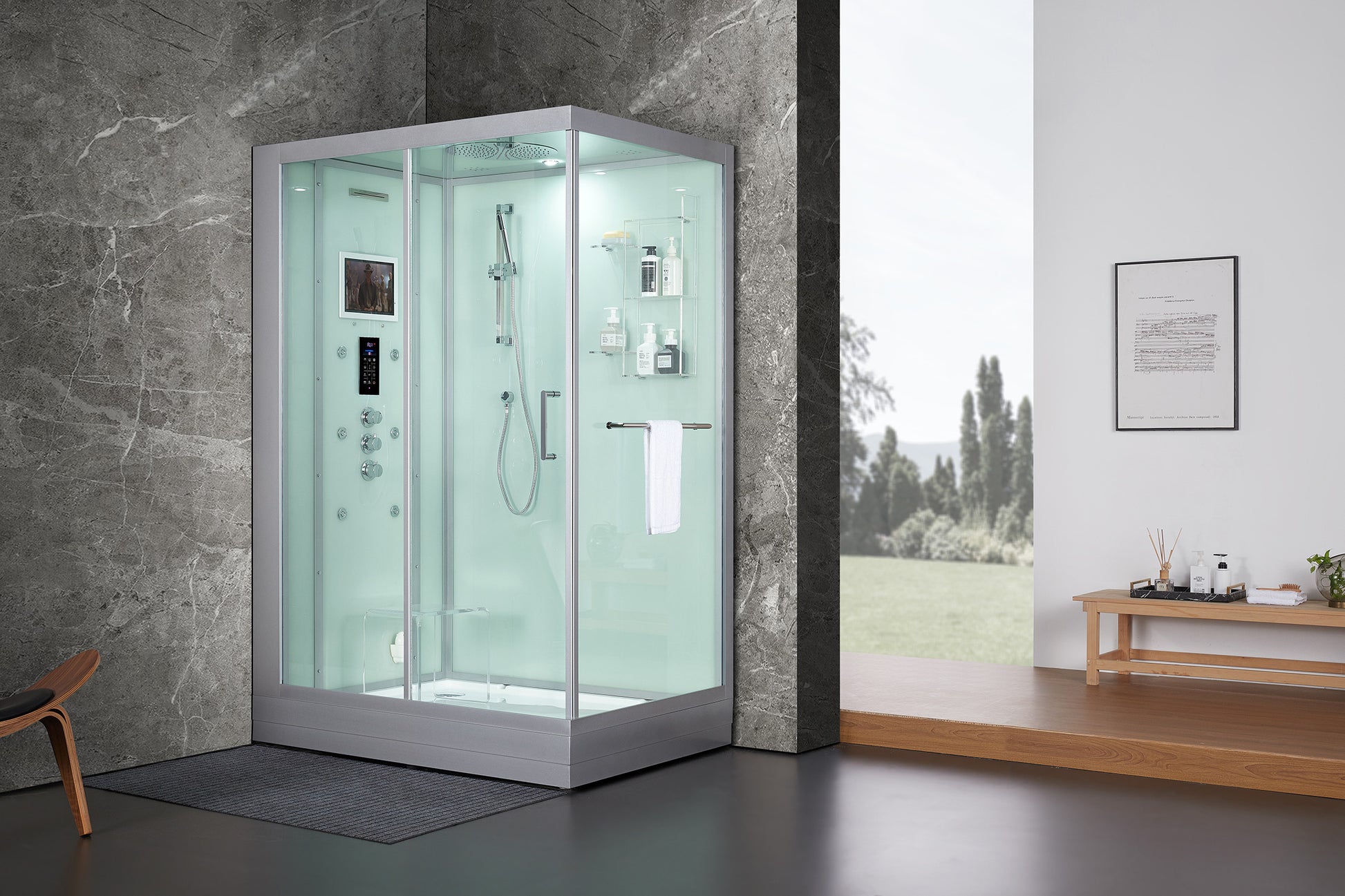 Maya Bath Platinum Anzio Steam Shower - Stash Shack Haven