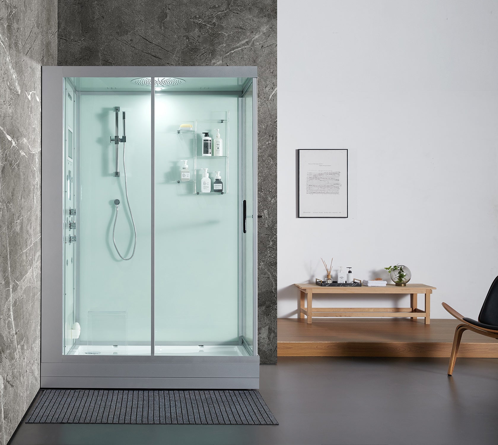 Maya Bath Platinum Anzio Steam Shower - Stash Shack Haven