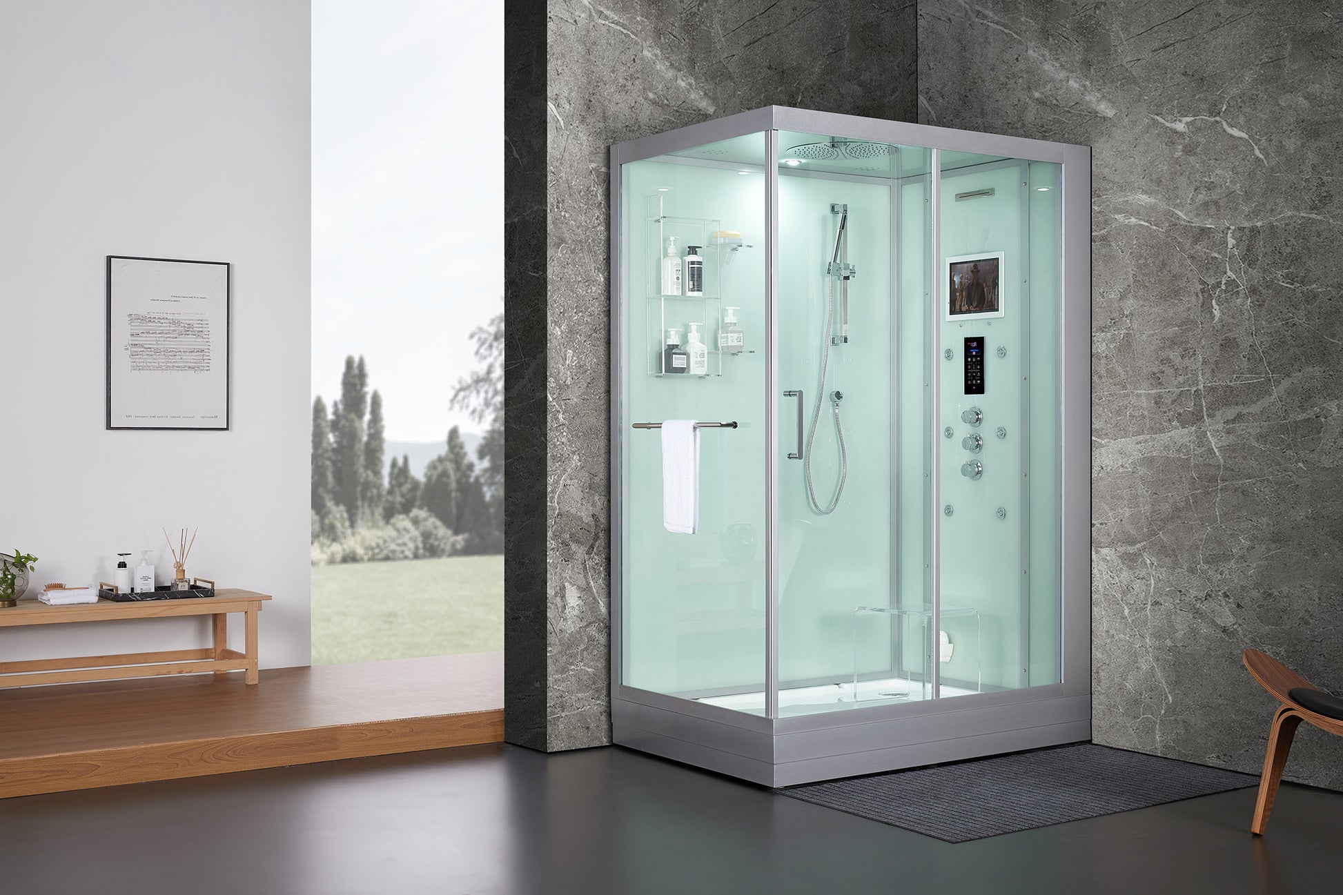 Maya Bath Platinum Anzio Steam Shower - Stash Shack Haven