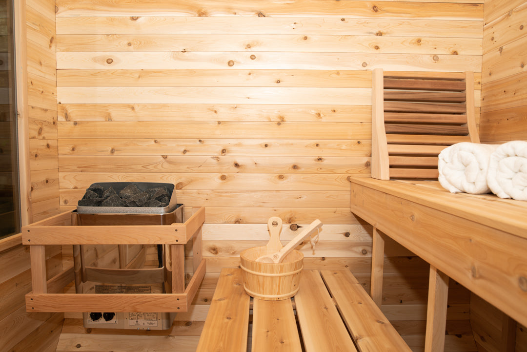 Dundalk LeisureCraft Canadian Timber Luna Sauna | CTC22LU - Stash Shack Haven