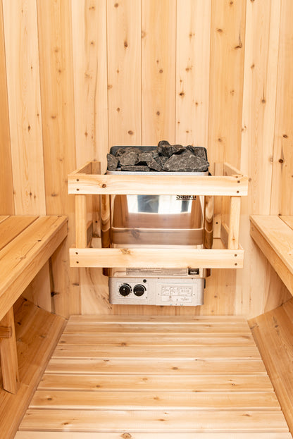 Dundalk LeisureCraft Canadian Timber Harmony Barrel Sauna | CTC22W - Stash Shack Haven