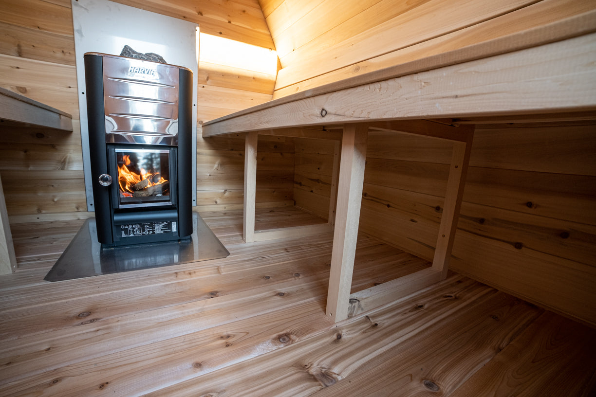 Dundalk LeisureCraft Canadian Timber MiniPOD Sauna | CTC77MW - Stash Shack Haven