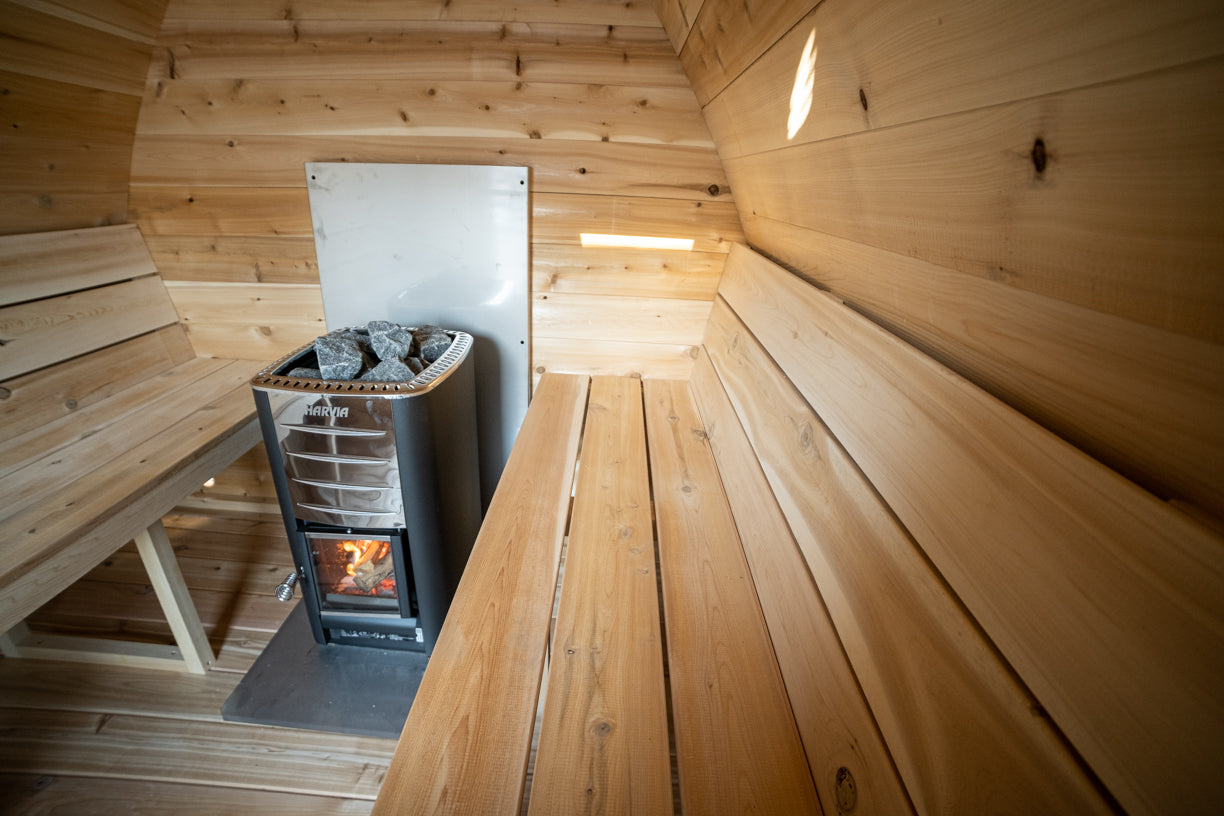 Dundalk LeisureCraft Canadian Timber MiniPOD Sauna | CTC77MW - Stash Shack Haven