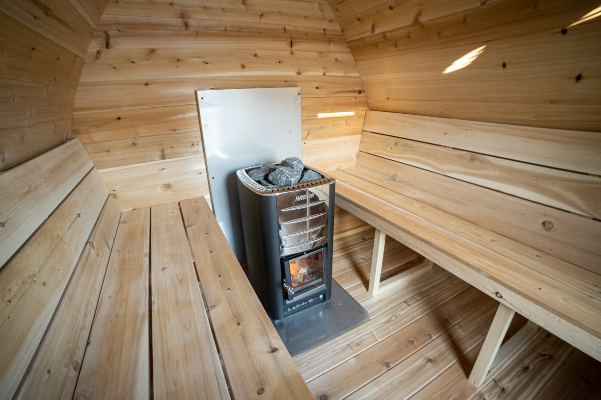 Dundalk LeisureCraft Canadian Timber MiniPOD Sauna | CTC77MW - Stash Shack Haven