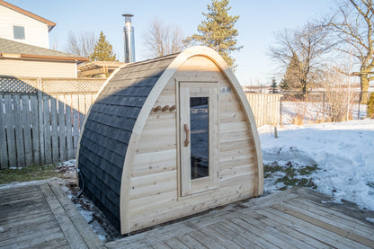 Dundalk LeisureCraft Canadian Timber MiniPOD Sauna | CTC77MW - Stash Shack Haven