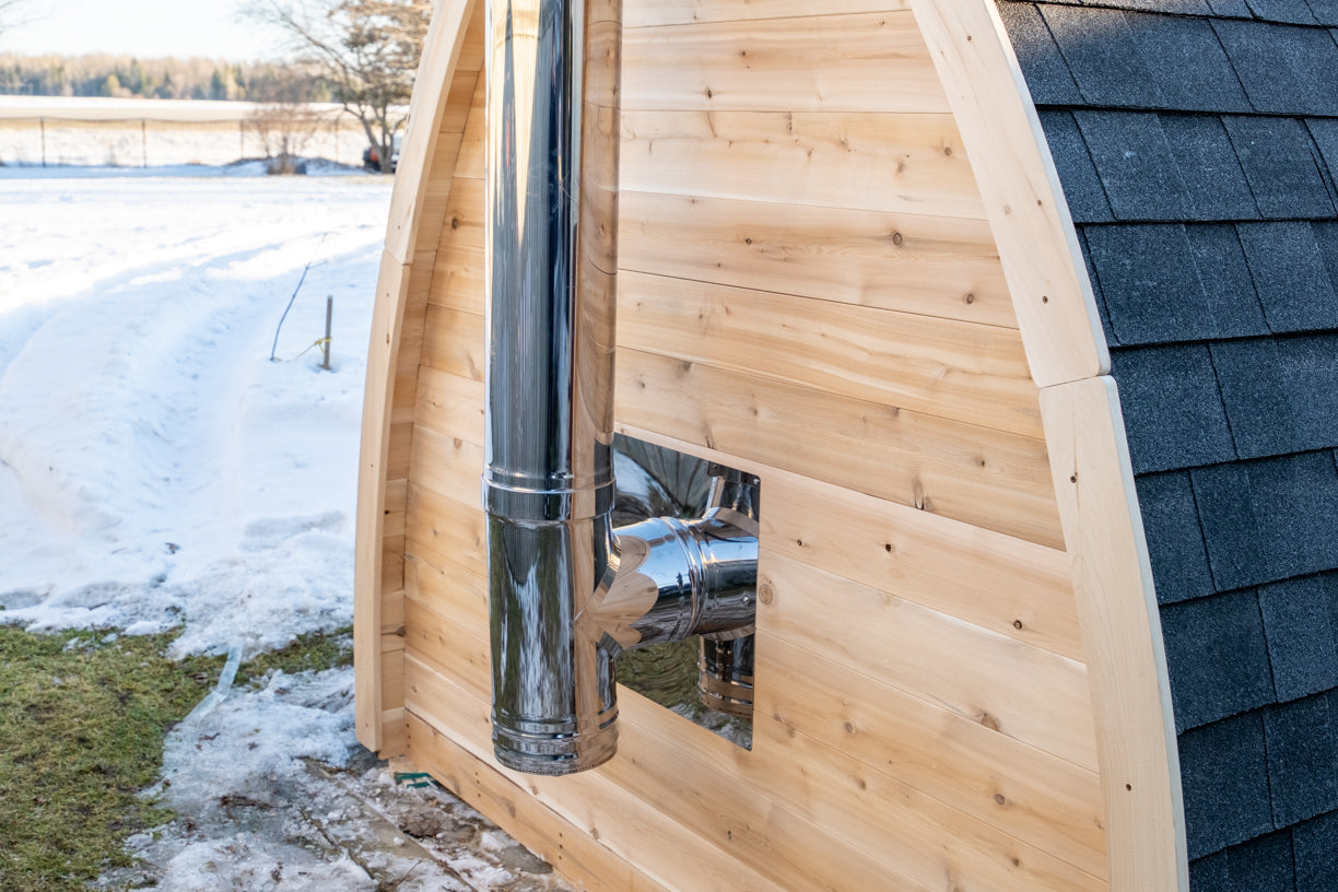 Dundalk LeisureCraft Canadian Timber MiniPOD Sauna | CTC77MW - Stash Shack Haven