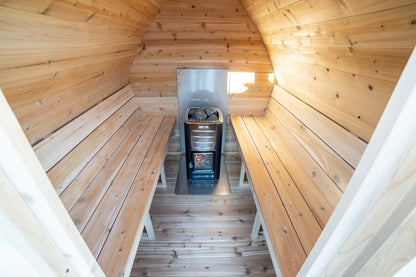 Dundalk LeisureCraft Canadian Timber MiniPOD Sauna | CTC77MW - Stash Shack Haven