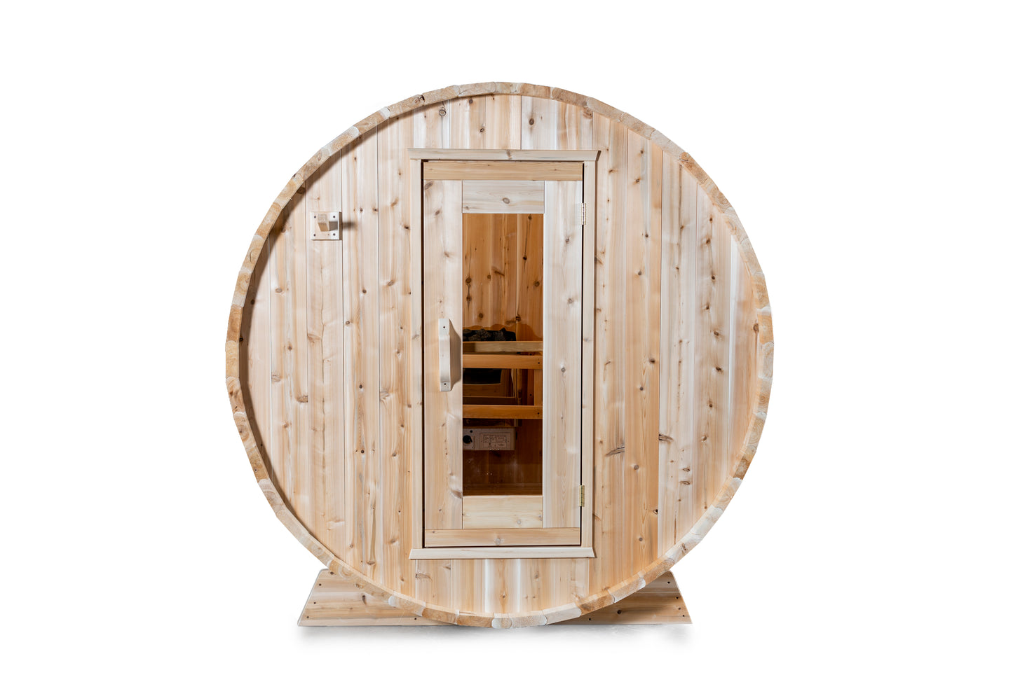 Dundalk LeisureCraft Canadian Timber Harmony Barrel Sauna | CTC22W - Stash Shack Haven