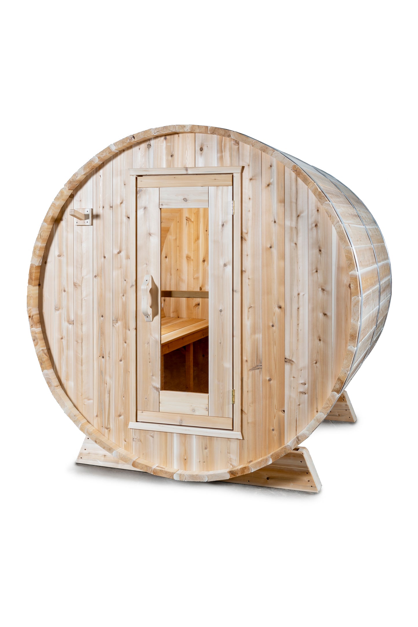 Dundalk LeisureCraft Canadian Timber Harmony Barrel Sauna | CTC22W - Stash Shack Haven