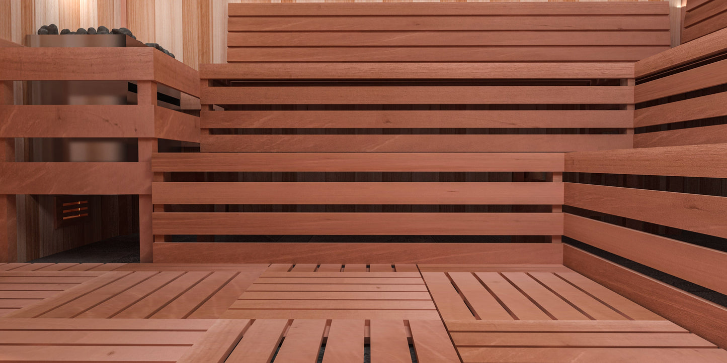 Scandia Duck-Board Flooring for Saunas - Stash Shack Haven