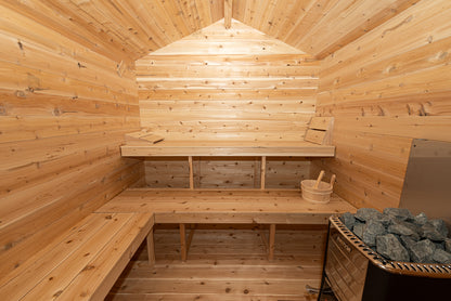 Dundalk LeisureCraft Canadian Timber Georgian Cabin Sauna with Changeroom | CTC88CW - Stash Shack Haven