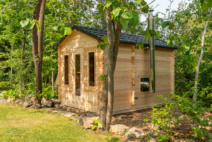 Dundalk LeisureCraft Canadian Timber Georgian Cabin Sauna with Changeroom | CTC88CW - Stash Shack Haven