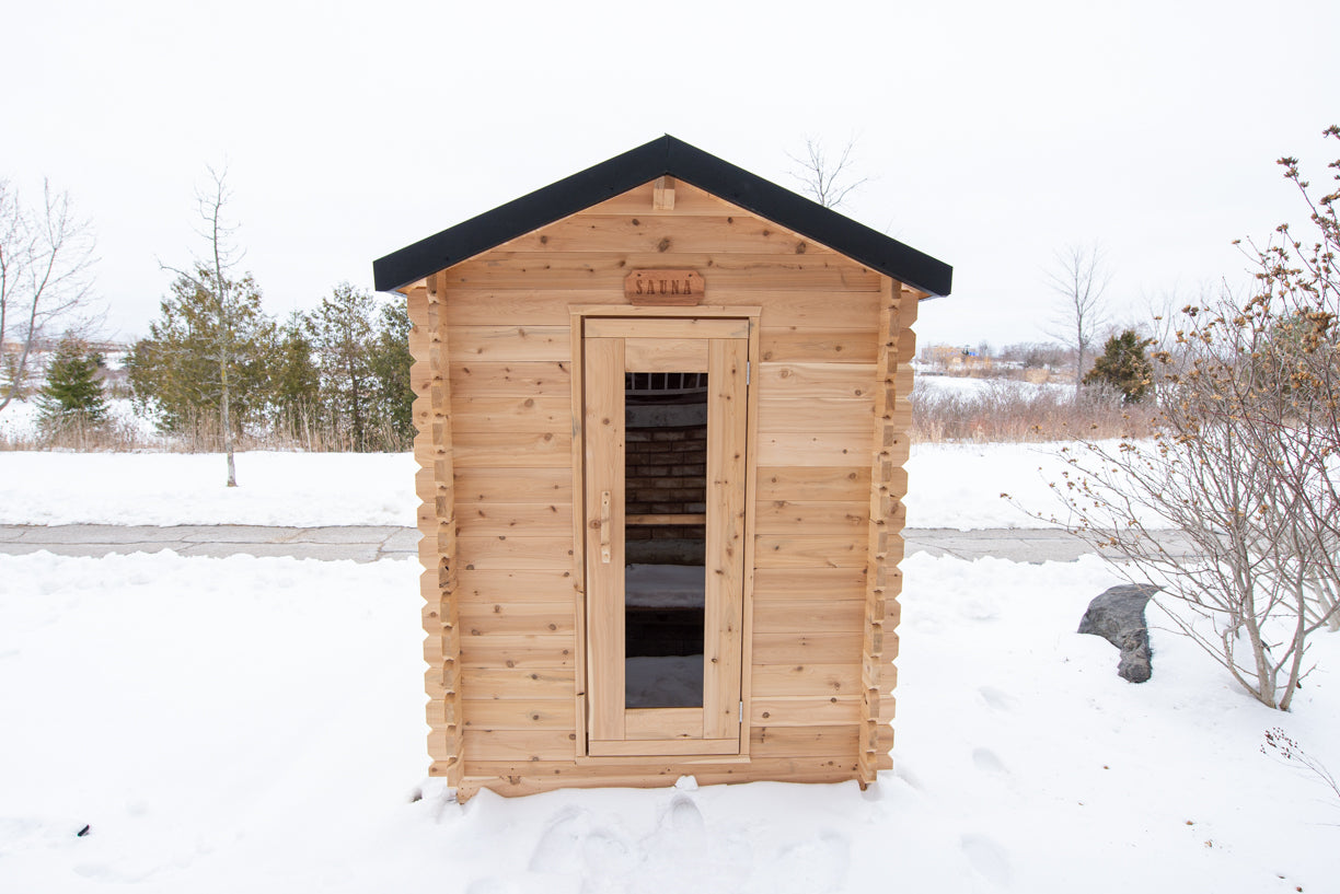 Dundalk LeisureCraft Canadian Timber Granby Cabin Sauna | CTC66E - Stash Shack Haven