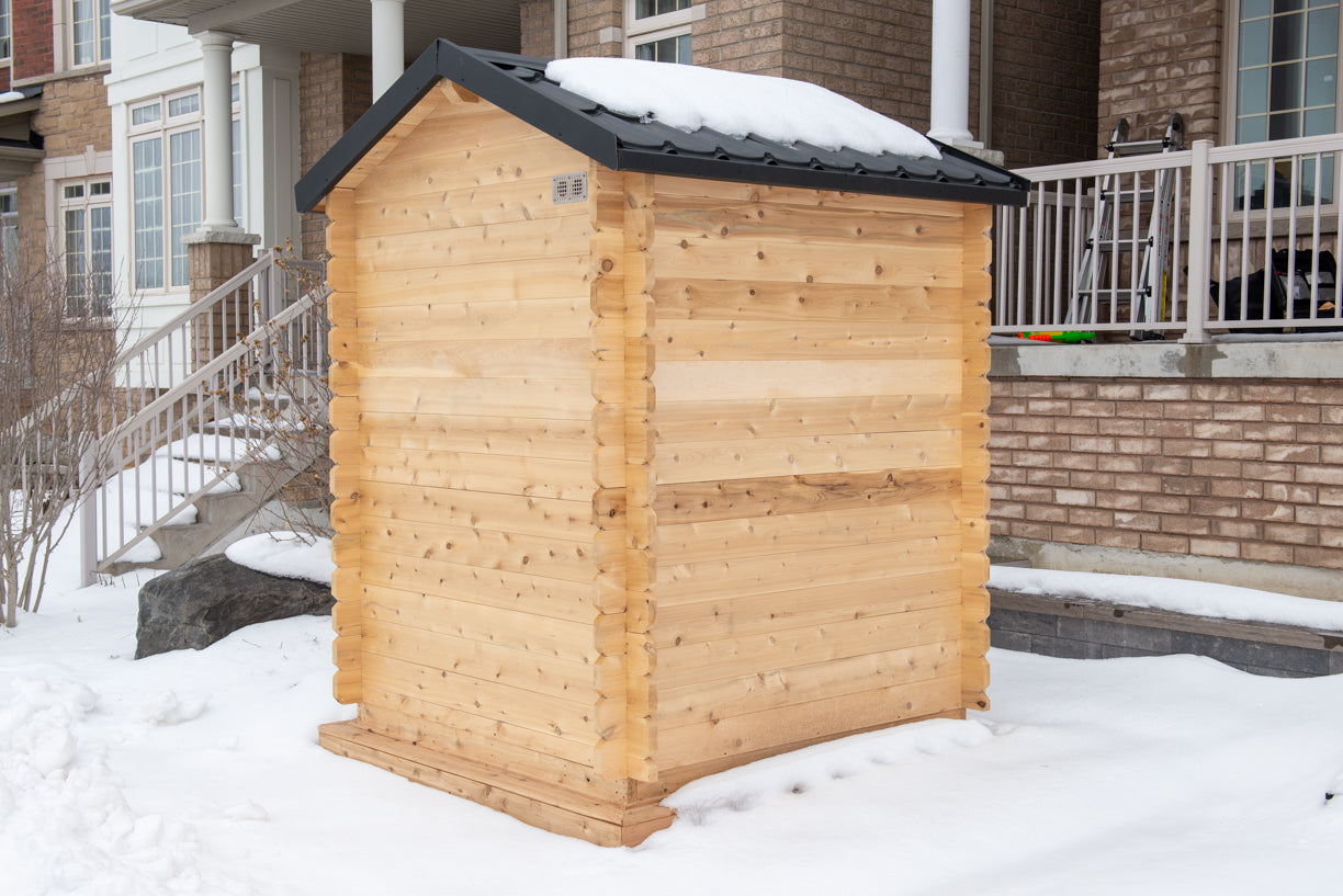 Dundalk LeisureCraft Canadian Timber Granby Cabin Sauna | CTC66E - Stash Shack Haven