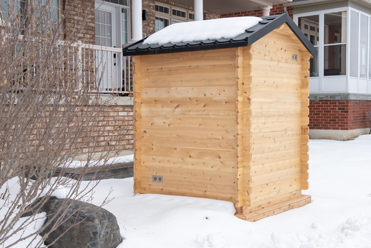 Dundalk LeisureCraft Canadian Timber Granby Cabin Sauna | CTC66E - Stash Shack Haven