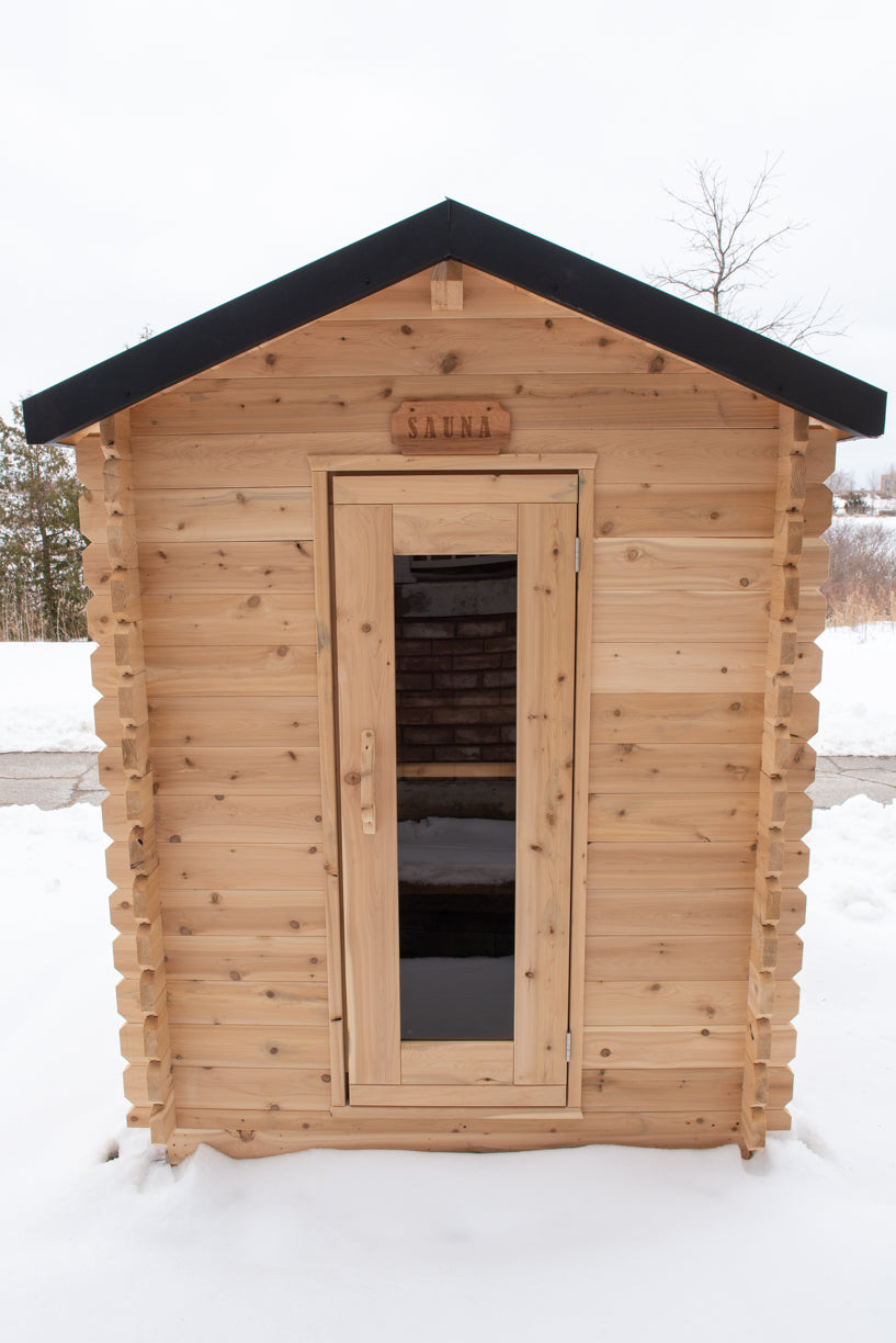 Dundalk LeisureCraft Canadian Timber Granby Cabin Sauna | CTC66E - Stash Shack Haven