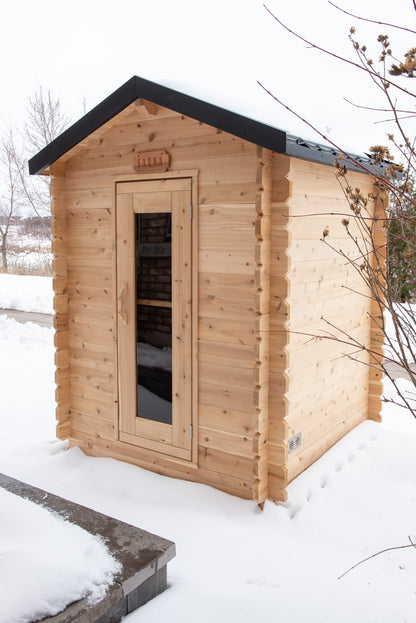 Dundalk LeisureCraft Canadian Timber Granby Cabin Sauna | CTC66E - Stash Shack Haven