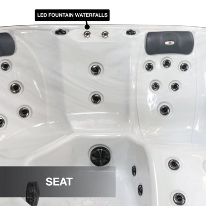 Canadian Spa Company Cambridge 6-Person 34-Jet Hot Tub - Stash Shack Haven