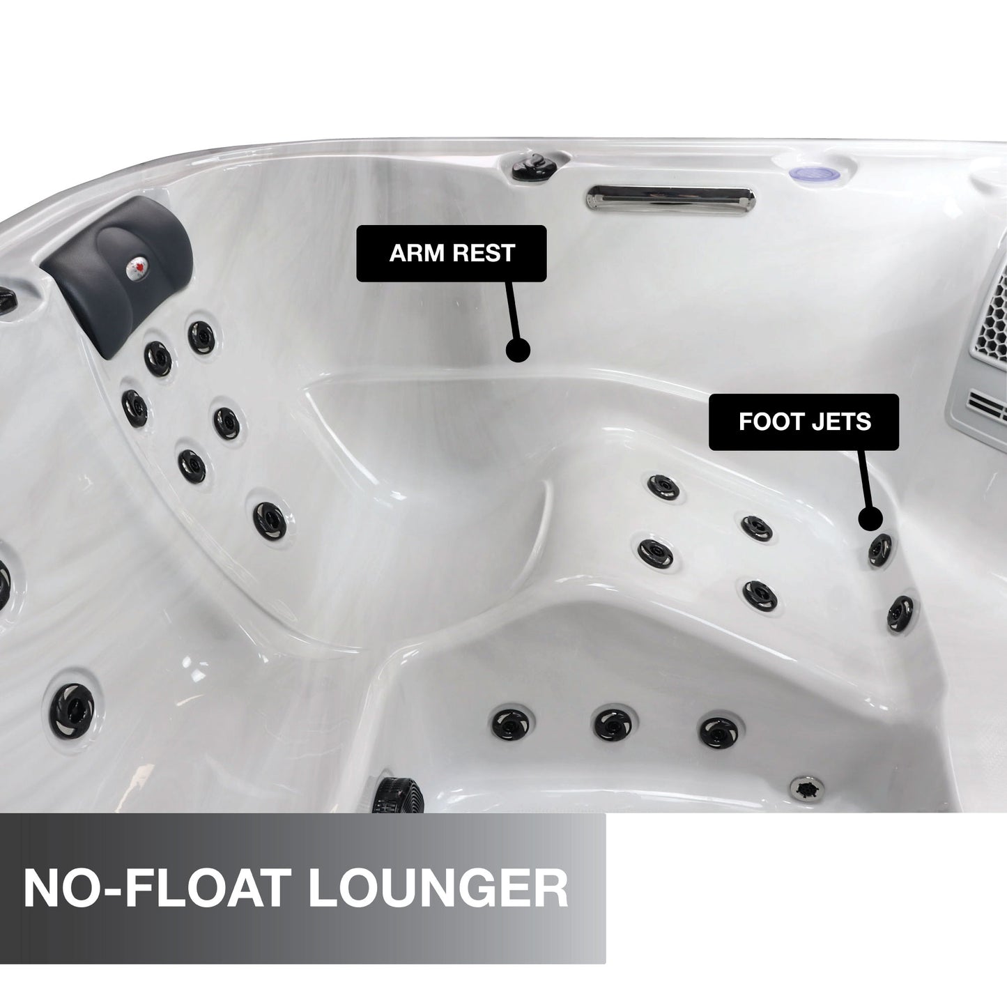 Canadian Spa Company Cambridge 6-Person 34-Jet Hot Tub - Stash Shack Haven