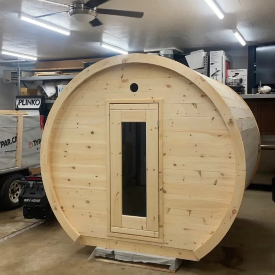 True North Schooner Outdoor Sauna - White Cedar - Stash Shack Haven