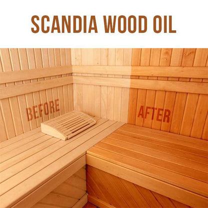 Scandia Sauna Wood Oil - 100% Natural Ingredient - Stash Shack Haven