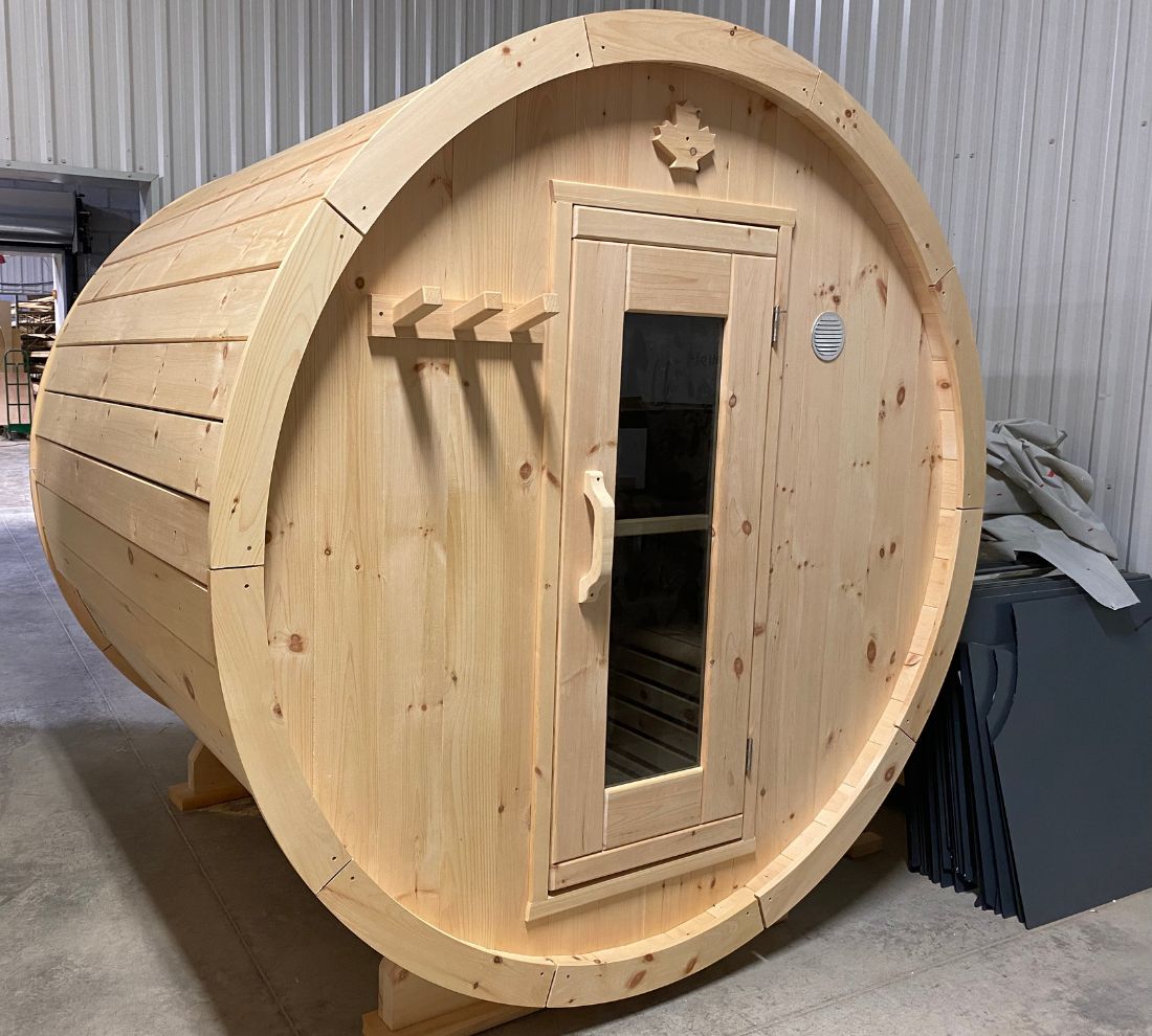 True North Barrel Outdoor Sauna - Red Cedar - Stash Shack Haven