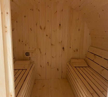 True North Barrel Outdoor Sauna - Red Cedar - Stash Shack Haven