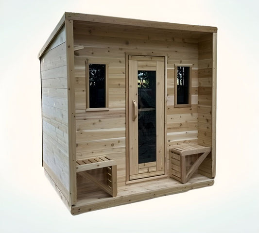 True North Cabin Outdoor Sauna - Red Cedar - Stash Shack Haven